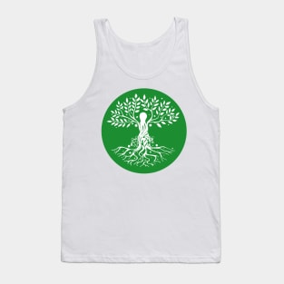 Friskoven eco village logo Green Tank Top